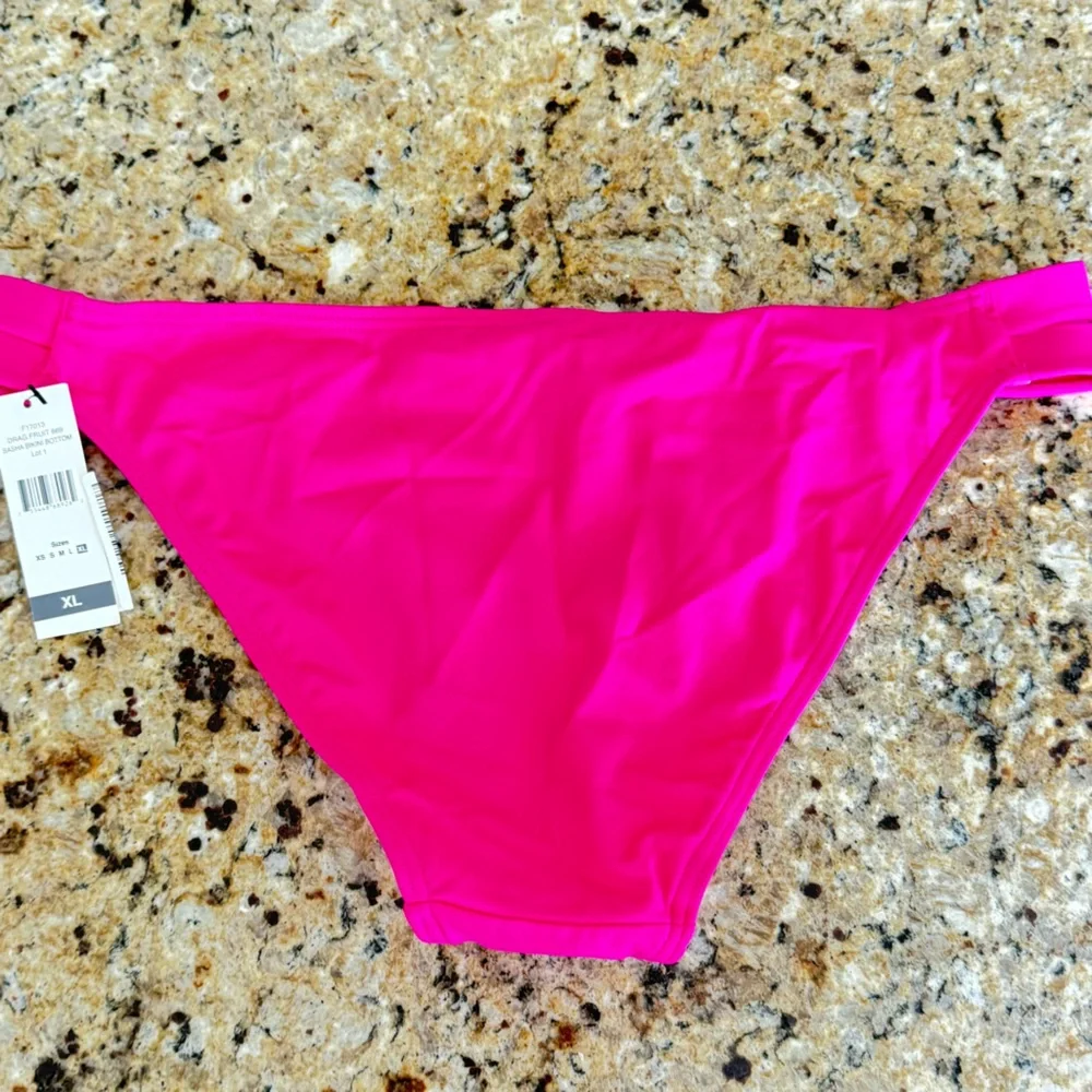 SUNDAZED Sasha Swim Bottom Bright Pink Size XL NWT